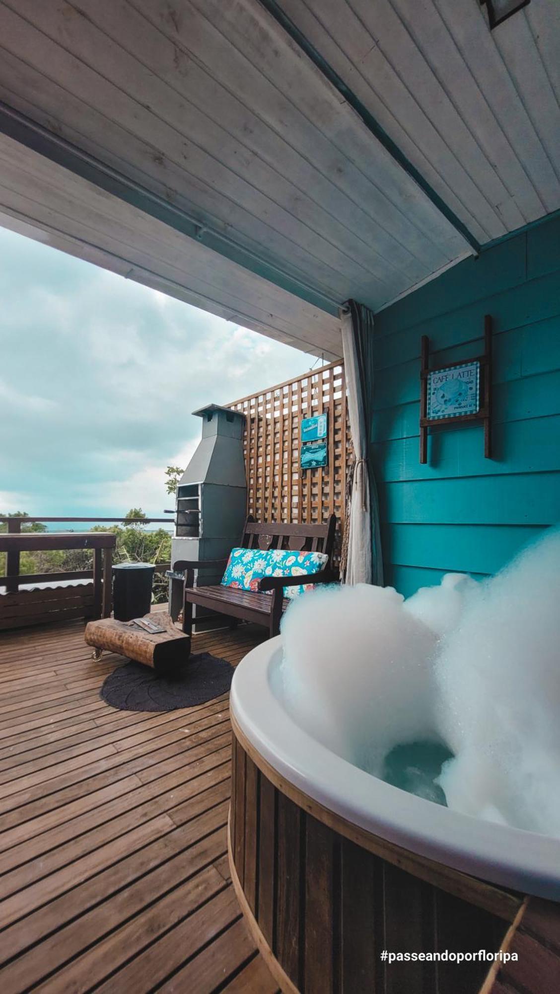 Florianópolis Loft Com Lago Hidro E Vista Para O Mar מראה חיצוני תמונה