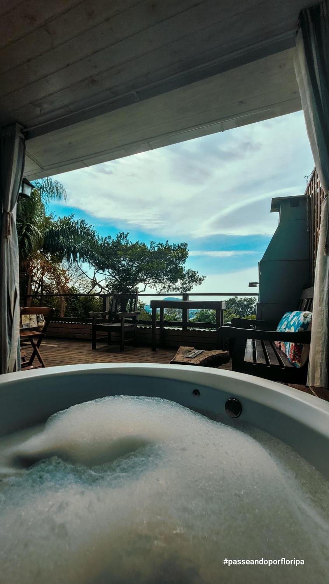 Florianópolis Loft Com Lago Hidro E Vista Para O Mar מראה חיצוני תמונה